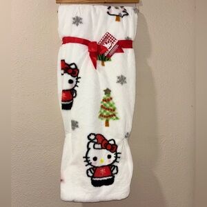 Sanrio Hello Kitty Christmas Tree  Throw Blanket